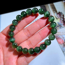 画像をギャラリービューアに読み込む, 緑のフュージョン猫の目のブレスレット