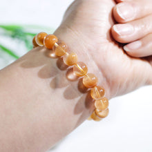 画像をギャラリービューアに読み込む, イエローアンフィボールクォーツブレスレット